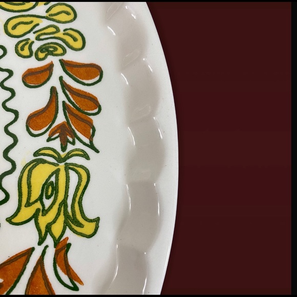 VINTAGE 1983 ROYAL CHINA GERMAN CHOCOLATE CAKE PLATE WITH RECIPE 11.5" - Picture 3 of 4